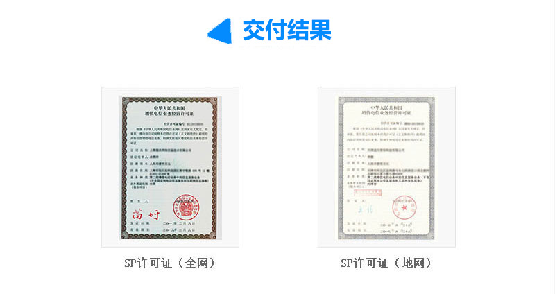 SP經營許可證申請